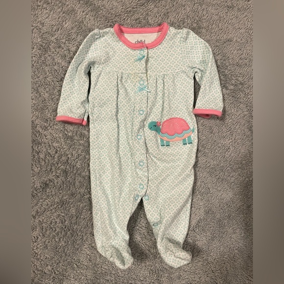 Child of Mine by Carters 0-3 Month bundle baby girl sleepers - Picture 2 of 10